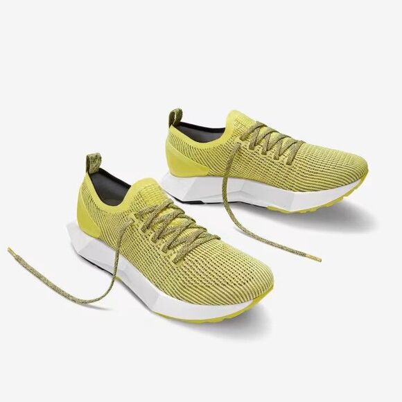 Allbirds Mens Tree Flyer Buoyant Yellow Running Shoes, size 12.5 NEW main image 7